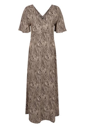 maxi jurk beige