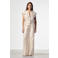 Aaiko wide leg high waist broek crème
