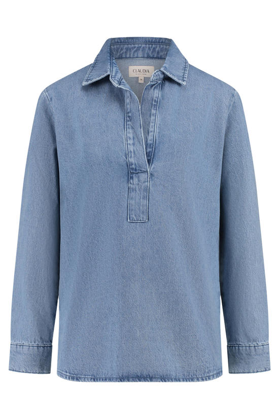 denim tops dames
