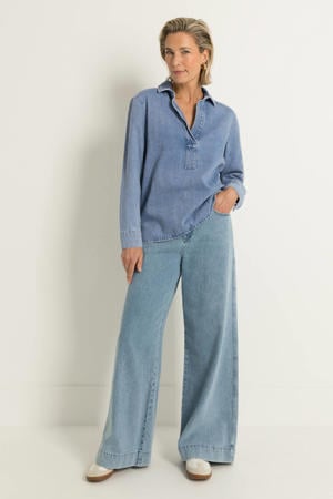 top light blue denim