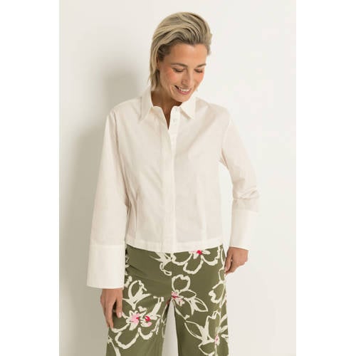 CLAUDIA BY CLAUDIA STRÄTER blouse wit afbeelding