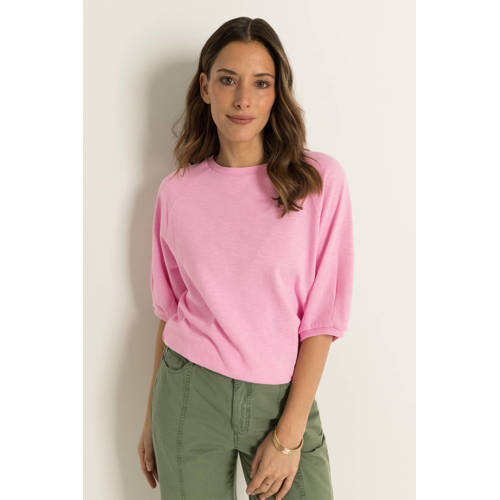 CLAUDIA BY CLAUDIA STRÄTER top roze fijn gebreid afbeelding