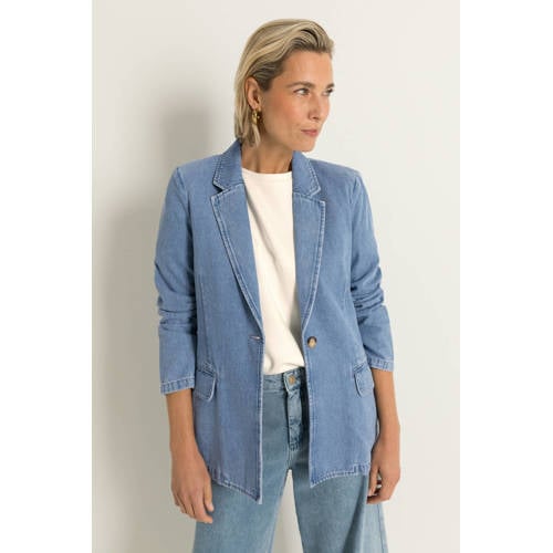 CLAUDIA BY CLAUDIA STRÄTER regular blazer light blue denim afbeelding