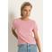CLAUDIA BY CLAUDIA STRÄTER top roze met glitter