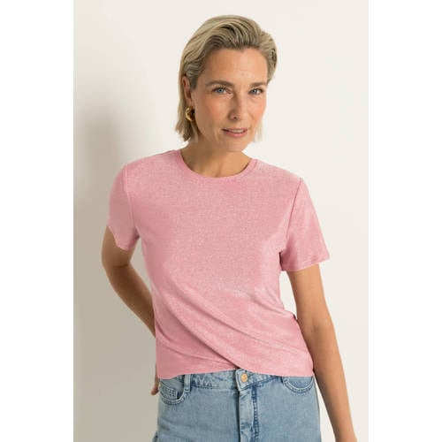 CLAUDIA BY CLAUDIA STRÄTER top roze met glitter afbeelding