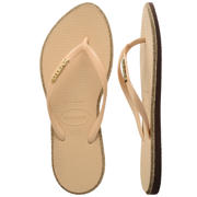 thumbnail: Havaianas Slim Point Glitter teenslippers met glitters goud