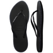 thumbnail: Havaianas Slim Point Glitter teenslippers zwart