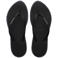 Havaianas Slim Point Glitter teenslippers zwart