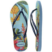thumbnail: Havaianas Slim Tropical teenslippers blauw