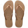 Havaianas Slim Logo Metallic teenslippers roségoud