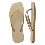 thumbnail: Havaianas Slim Square Sparkle teenslippers - zand