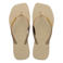Havaianas Slim Square Sparkle teenslippers - zand