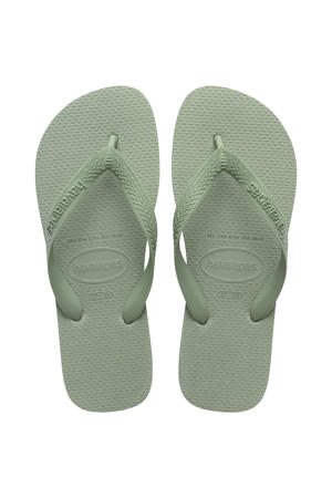 teenslippers - groen