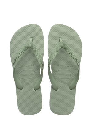 teenslippers - groen