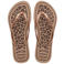 Havaianas Slim Animals teenslippers met panterprint roze