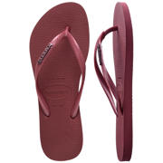 thumbnail: Havaianas Slim Logo Metallic teenslippers aubergine