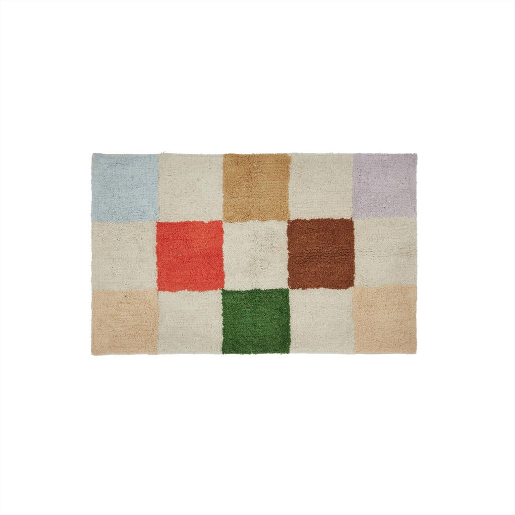 OYOY Mini vloerkleed Chess (80x48 cm)