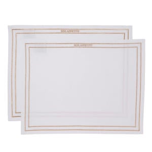 placemat BON APPETITO (set van 2)
