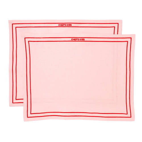Vondels placemat CHEF'S KISS (set van 2) afbeelding
