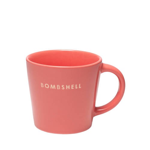 Vondels cappuccino mok BOMBSHELL coral (250 ml) afbeelding