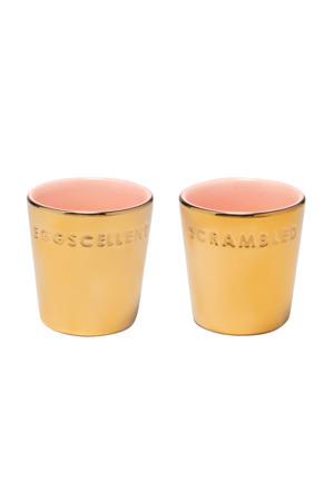 eierdopjes roze/goud