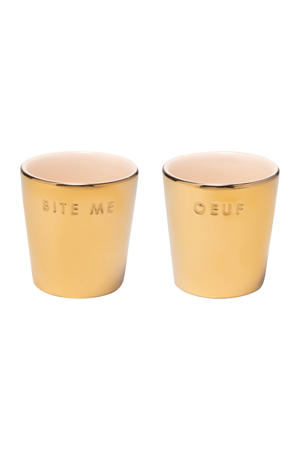 eierdopjes crème/goud