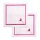 Vondels cocktail servet cosmopolitan white (set van 2)