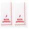 Vondels servet BUON APPETITO white (set van 2)