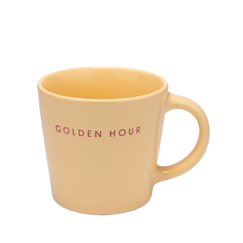 Vondels cappuccino mok GOLDEN HOUR yellow (250 ml)