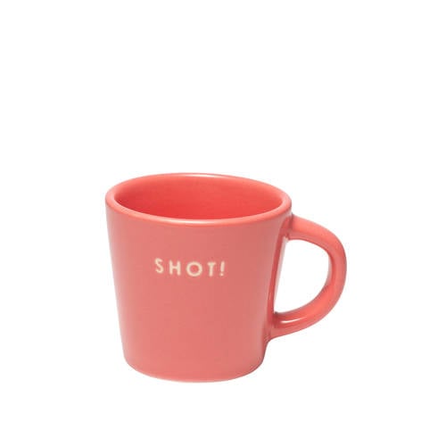Vondels espresso kopje SHOT coral (80 ml) afbeelding
