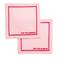 Vondels cocktail servet pop the bubbles pink (set van 2)