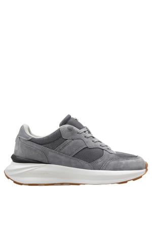 Blue Jogger suède sneakers grijs