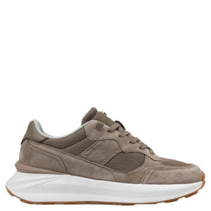 Blue Jogger suède sneakers taupe