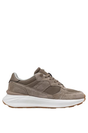 Blue Jogger suède sneakers taupe