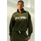 The Lola Club sweater Jayla Half Zip olijfgroen