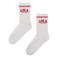 The Lola Club sokken - wit/rood (set van 2)