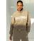 The Lola Club sweater Jayla Half Zip zand