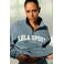 The Lola Club sweater Jayla Half Zip blauw