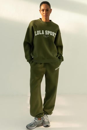 joggingbroek Jayla olijfgroen