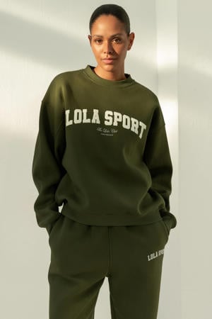 sweater Jayla olijfgroen