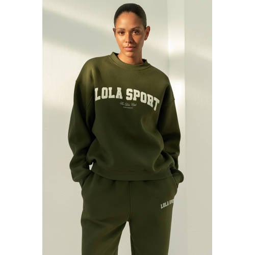 The Lola Club sweater Jayla olijfgroen afbeelding