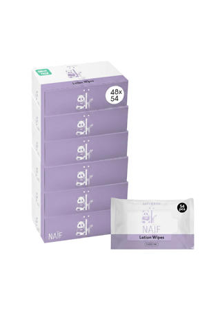 48 stuks - plasticvrije lotion billendoekjes