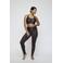 PrimaDonna The Game extreme support sport-bh zonder beugel - donkerbruin/zwart