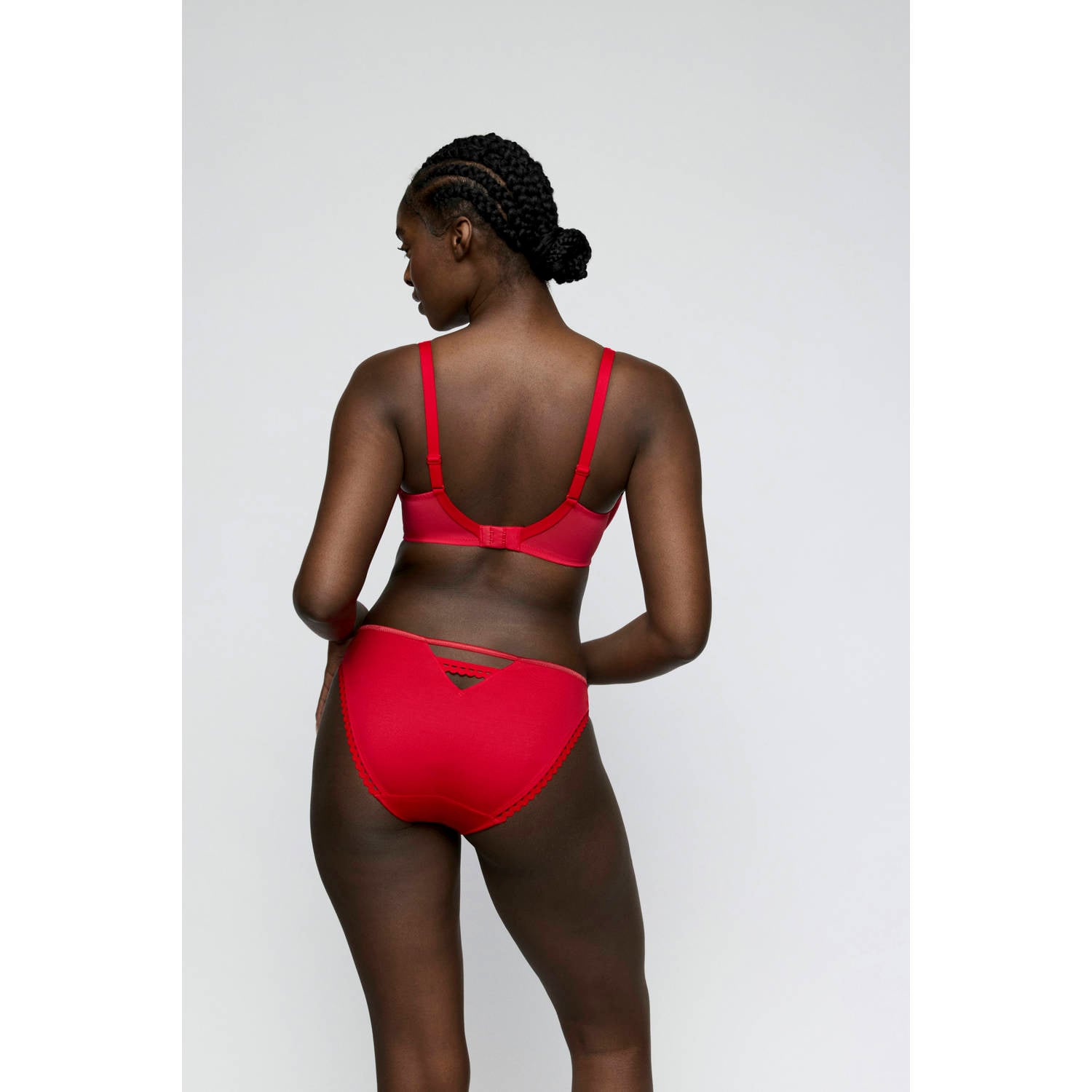 PrimaDonna Twist Wowgirl voorgevormde T-shirt-bh met beugel rood