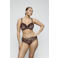 PrimaDonna Twist Giganni niet-voorgevormde beugel-bh met panterprint - bruin/beige
