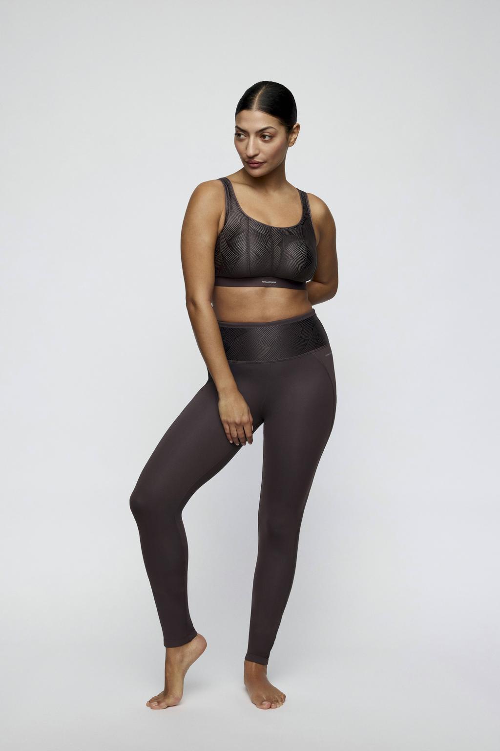PrimaDonna The Game sportlegging - donkerbruin/zwart