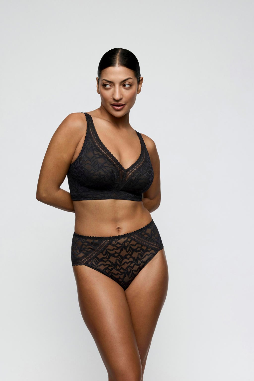 PrimaDonna Miyara niet-voorgevormde bralette zonder beugel - zwart