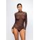 Marie Jo Musea body met col - donkerbruin