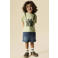 NAME IT MINI straight denim short - medium blue denim