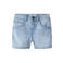 NAME IT MINI straight denim short - light blue denim